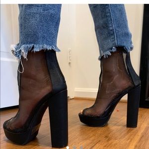 FASHION NOVA MESH HEELS
